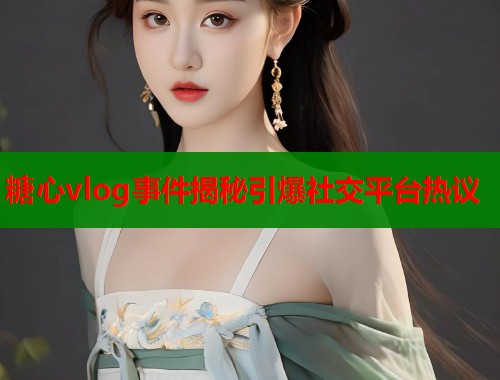 糖心vlog事件揭秘引爆社交平台热议  第1张