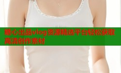 糖心出品vlog资源精选平台轻松获取高清创作素材