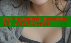 糖心vlog内射频免费：探索无限创意空间，尽享免费内射频资源