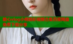 糖心vlog小桃精彩视频合集百度网盘免费下载分享