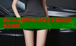 糖心vlog租号平台快速安全畅享优质账号体验