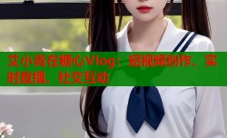 艾小青在糖心Vlog：短视频创作、实时直播、社交互动