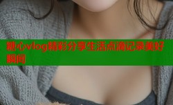 糖心vlog精彩分享生活点滴记录美好瞬间
