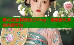 糖心深夜释放自己Vlog：湖南最火原创内容平台