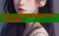 糖心vlog女主揭秘高效剪辑技巧轻松打造爆款视频