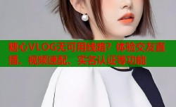 糖心VLOG无可用线路？体验交友直播、视频速配、实名认证等功能