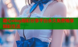 糖心vlog精彩分享平台永久免费畅享精彩生活
