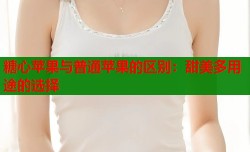 糖心苹果与普通苹果的区别：甜美多用途的选择