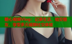 糖心视频Vlog：记录生活，结交朋友，享受多元视频社交体验