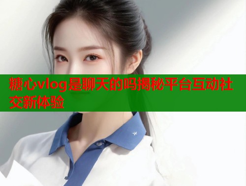 糖心vlog是聊天的吗揭秘平台互动社交新体验  第1张