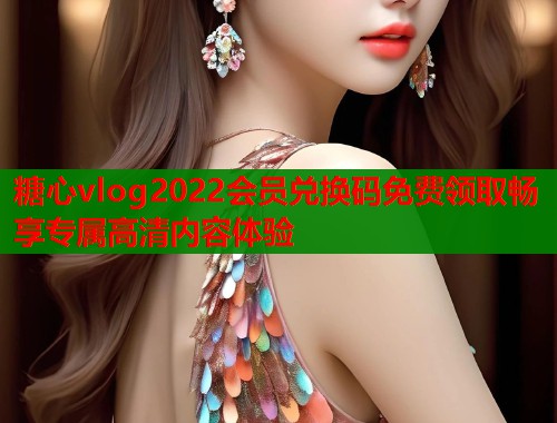 糖心vlog2022会员兑换码免费领取畅享专属高清内容体验 第2张 糖心vlog2022会员兑换码免费领取畅享专属高清内容体验 第2张