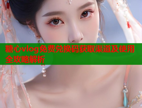 糖心vlog免费兑换码获取渠道及使用全攻略解析 第1张 糖心vlog免费兑换码获取渠道及使用全攻略解析 第1张